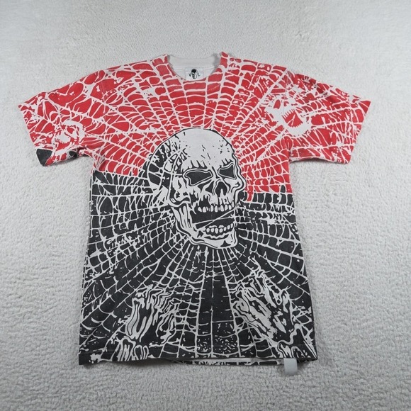 Warren Lotas Other - Warren Lotas Spiderweb T Shirt RED WHITE BLACK LIMITED EDITION SIZE SMALL